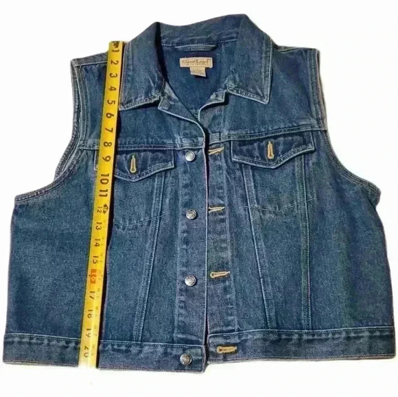 Great Land Denim Vest 90s - Picture 6 of 7